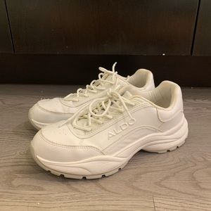 Aldo Women’s Dad Sneakers Size 8.5 White
